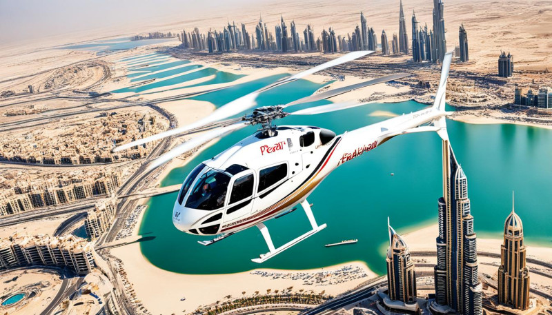 Falcon Pearl Helicopter Tour - 12 minute ride