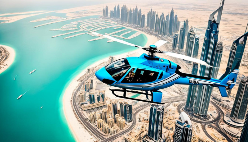 helicopter tours in dubai