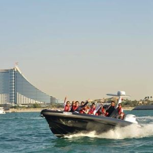 black boat tour dubai