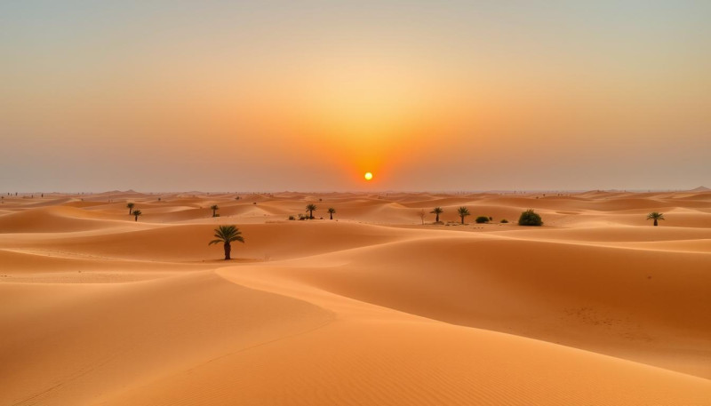 Arabian desert natural beauty