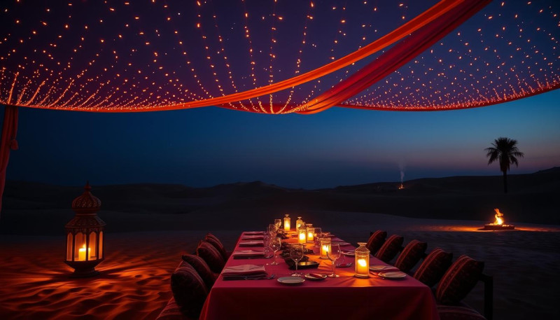 desert safari dinner experiences