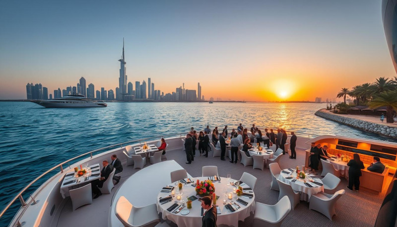 yacht rental corporate events Dubai