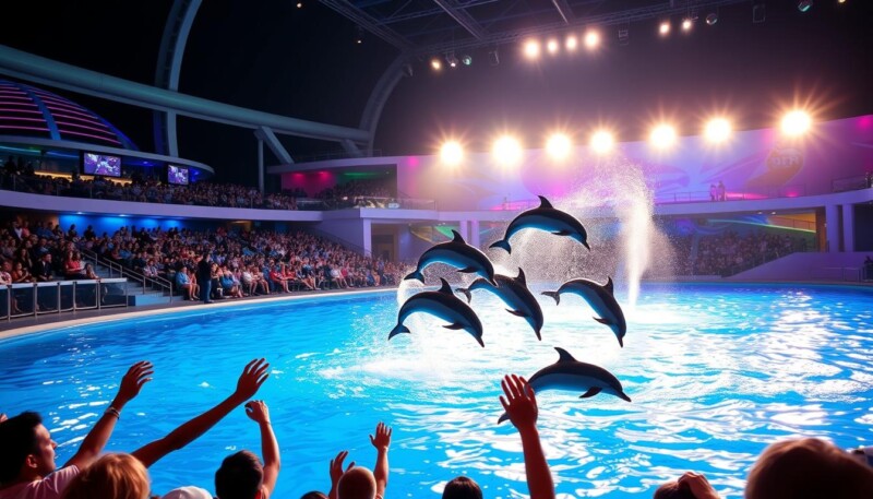 exciting dolphin shows in Dubai