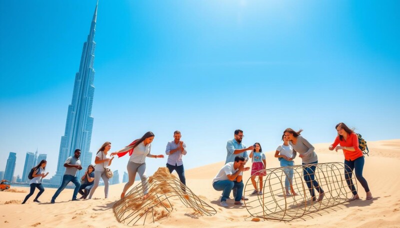 top team building events in Dubai